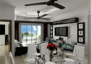 Sky City Living Room