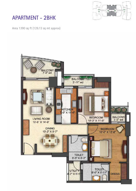 Shipra Sristhi Floor Plan