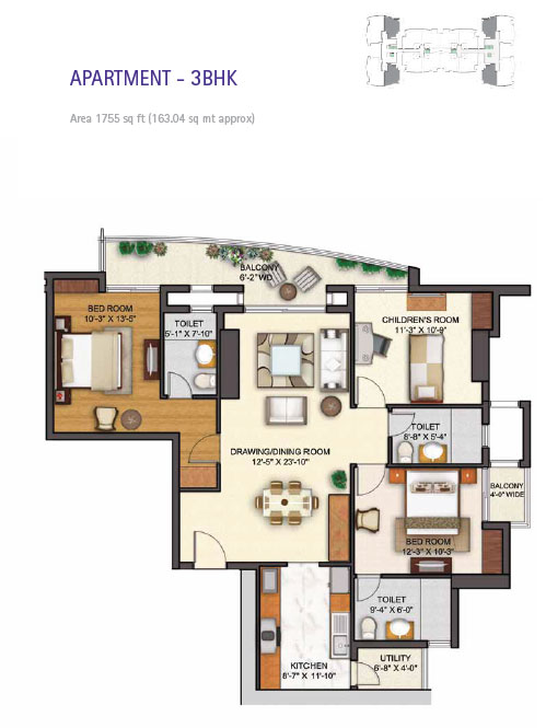 Shipra Sristhi Floor Plan