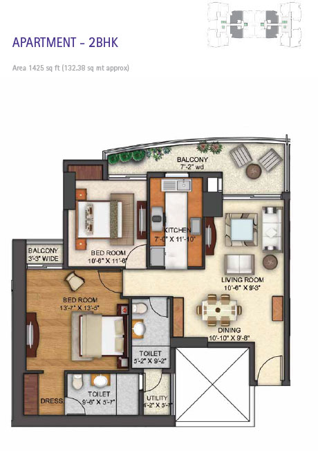 Shipra Sristhi Floor Plan