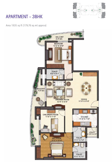 Shipra Sristhi Floor Plan